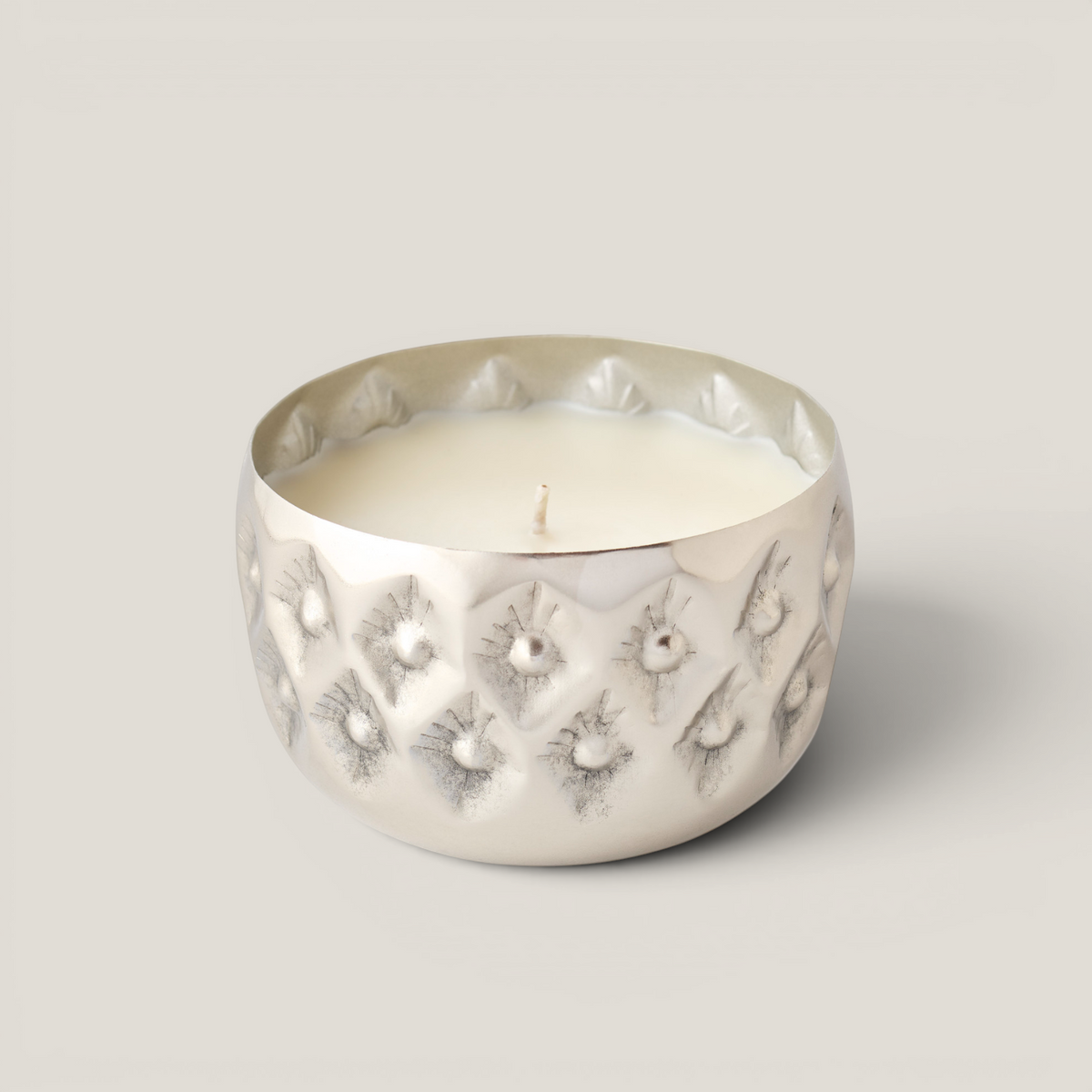 Radiant Metal Candle | Balsam & Cedar