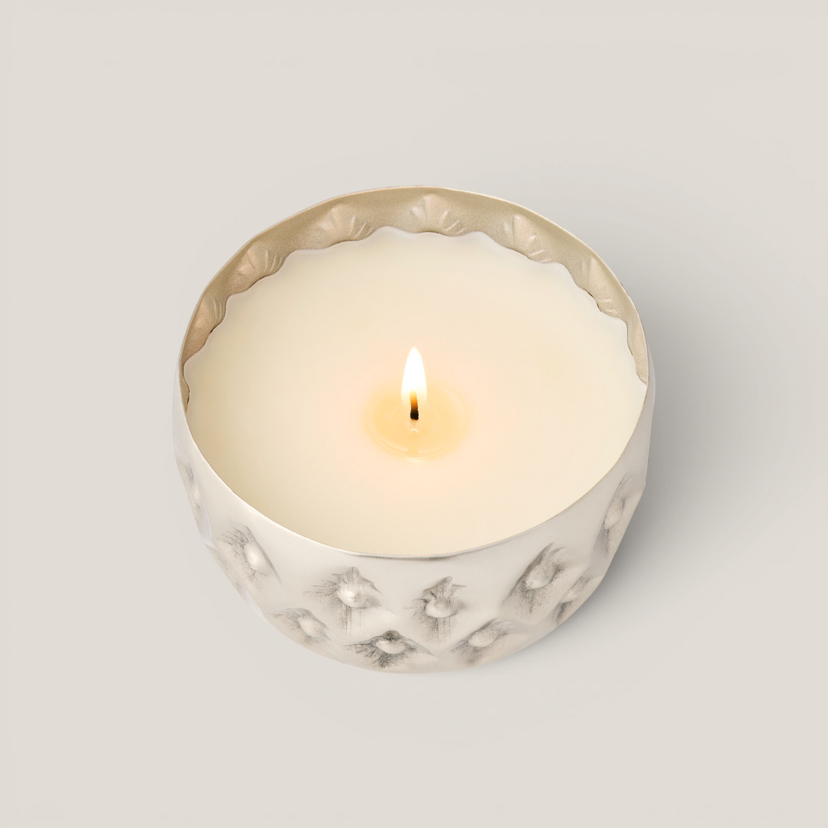 Radiant Metal Candle | Balsam & Cedar