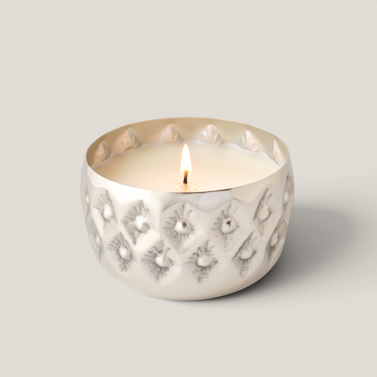 Radiant Metal Candle | Balsam & Cedar