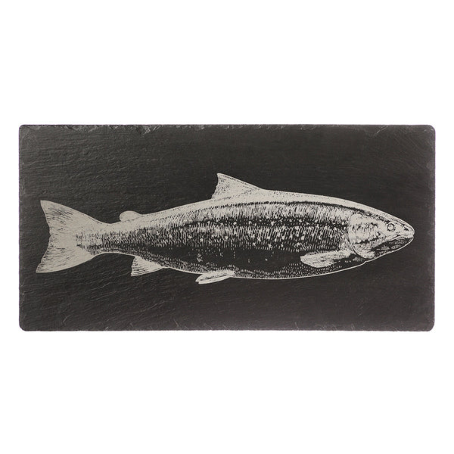 Salmon Slate Serving Plate