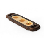 Wooden Red Currant Candle Tray