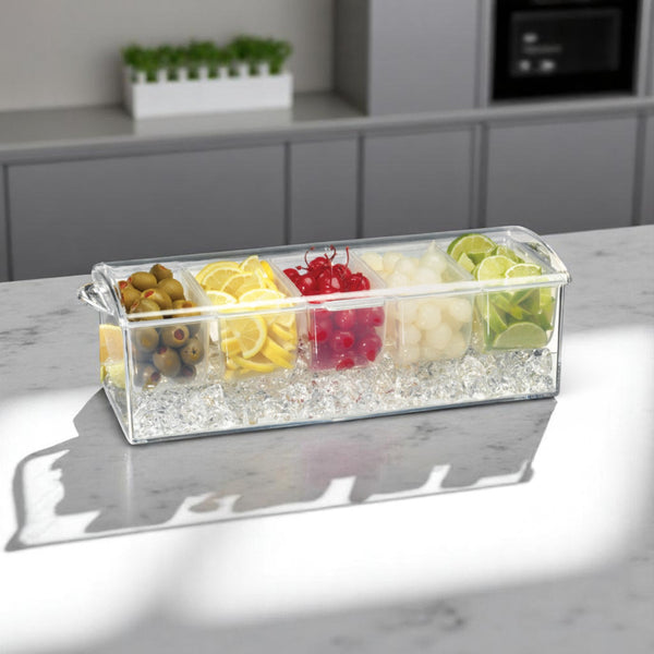 On Ice Acrylic Condiment Tray