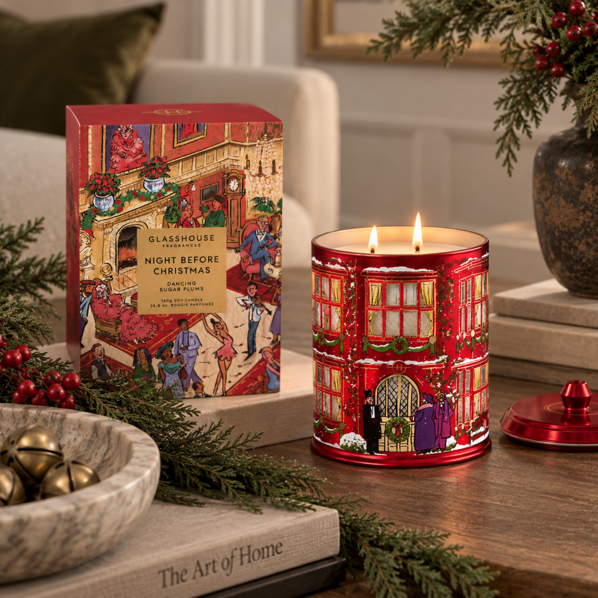 Night Before Christmas - 13.4oz Scented Candle - Dancing Sugar Plum