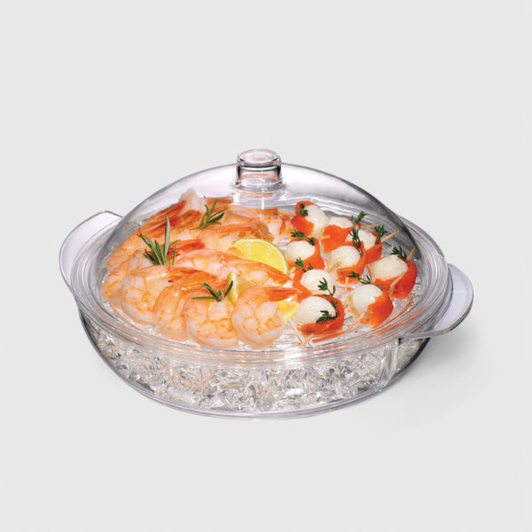 On Ice Acrylic Serving Platter w/ Lid