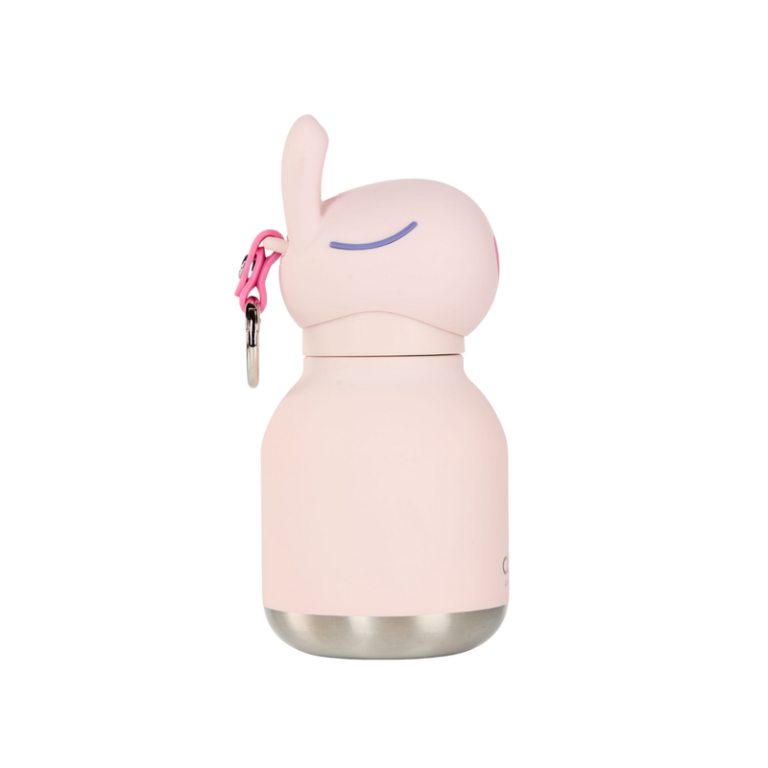Mini Buddy 6.7oz Water Bottle w/Key Ring- Poppy Bunny