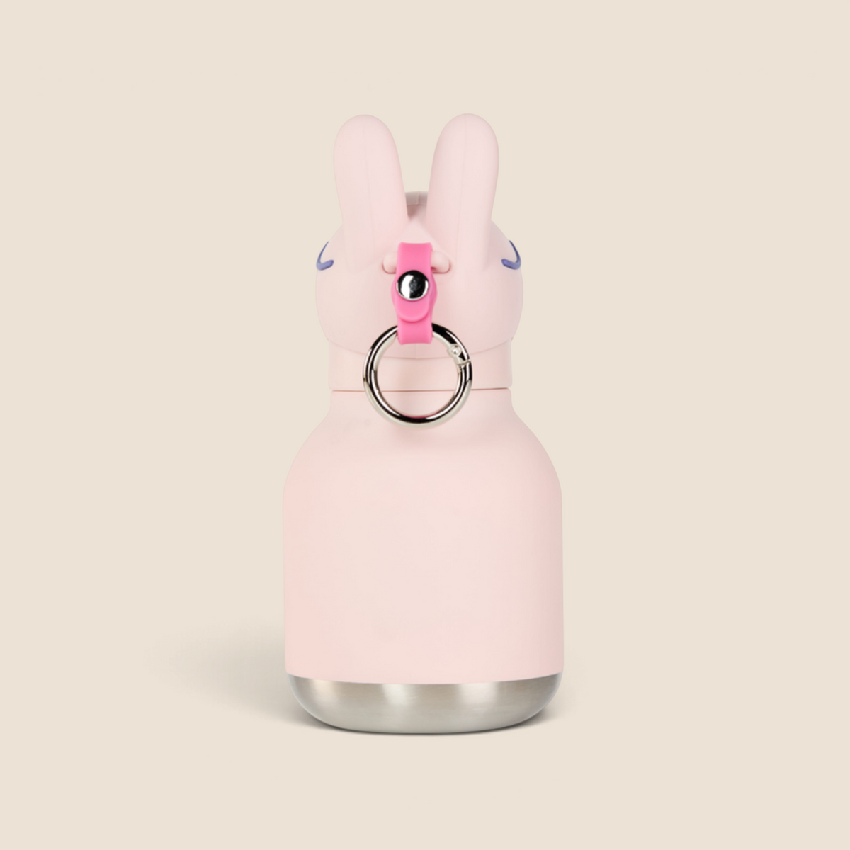 Mini Buddy 6.7oz Water Bottle w/Key Ring- Poppy Bunny