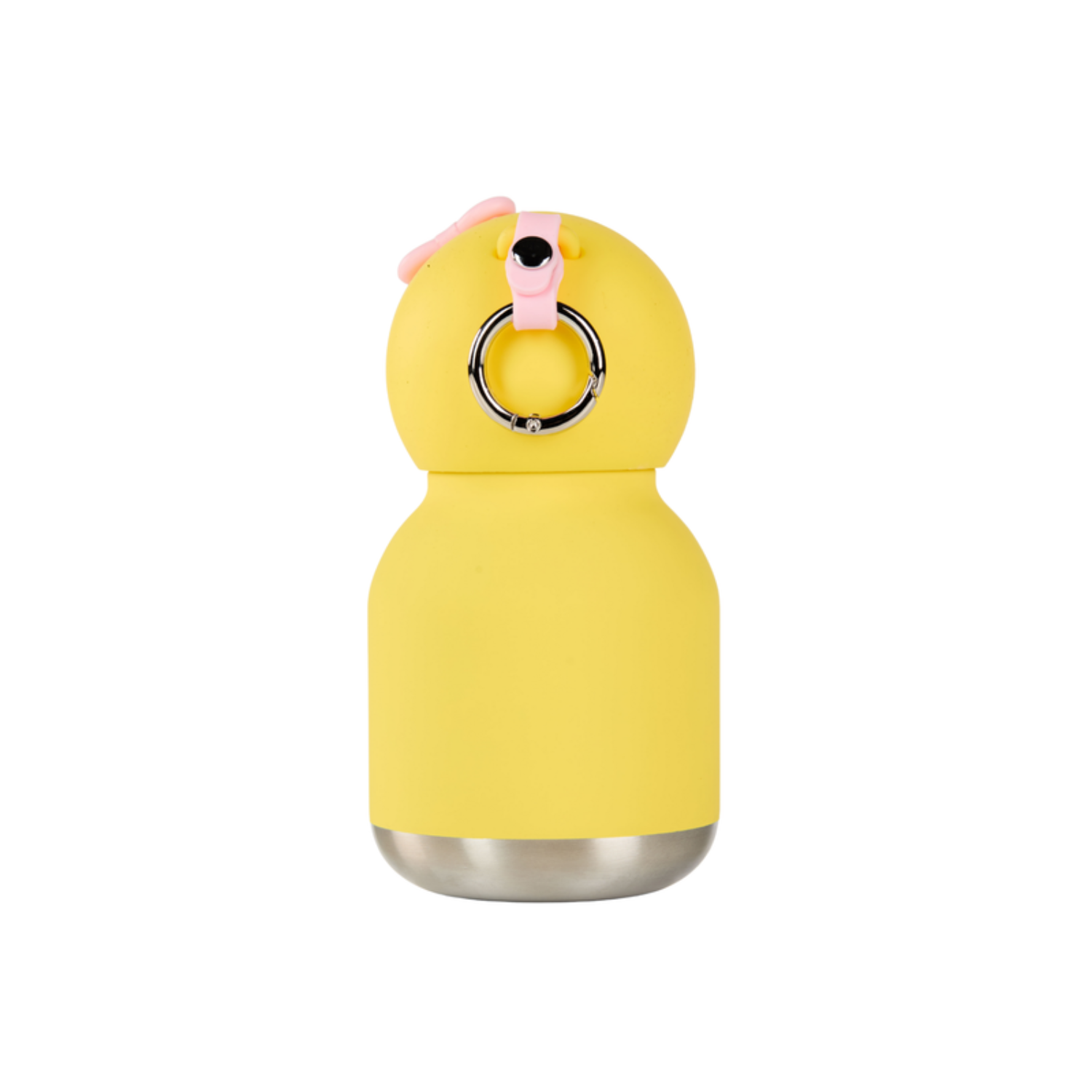 Mini Buddy 6.7oz Water Bottle w/Key Ring- Blossom Duck