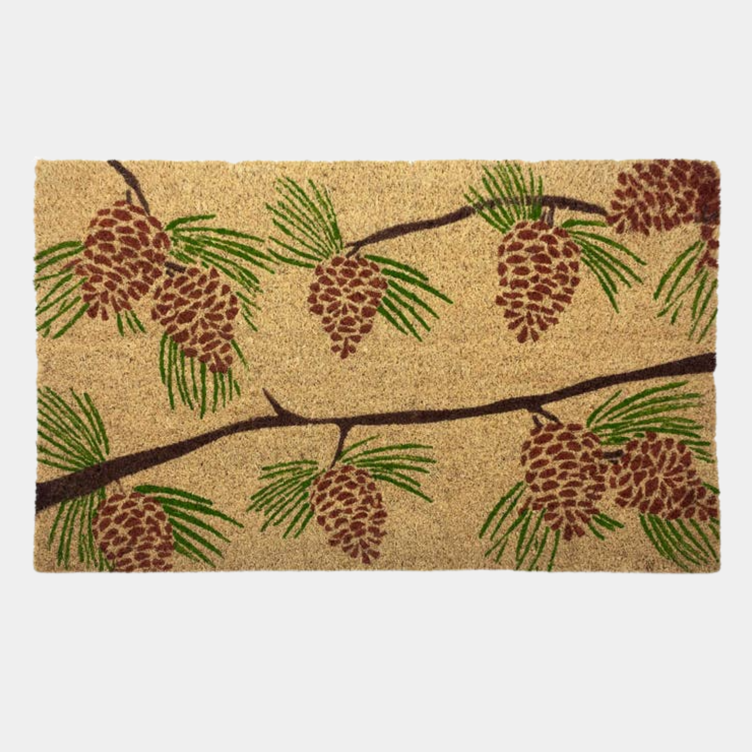 Pine Cone Doormat
