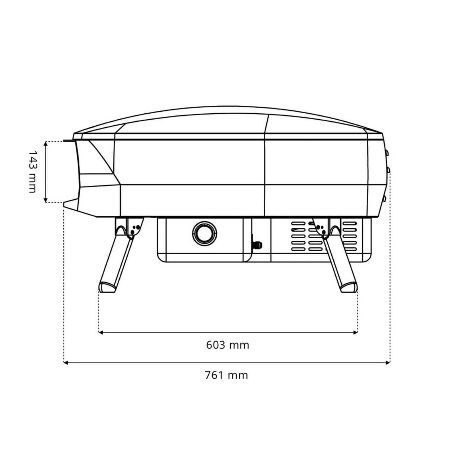 Witt Rotante Outdoor Pizza Oven