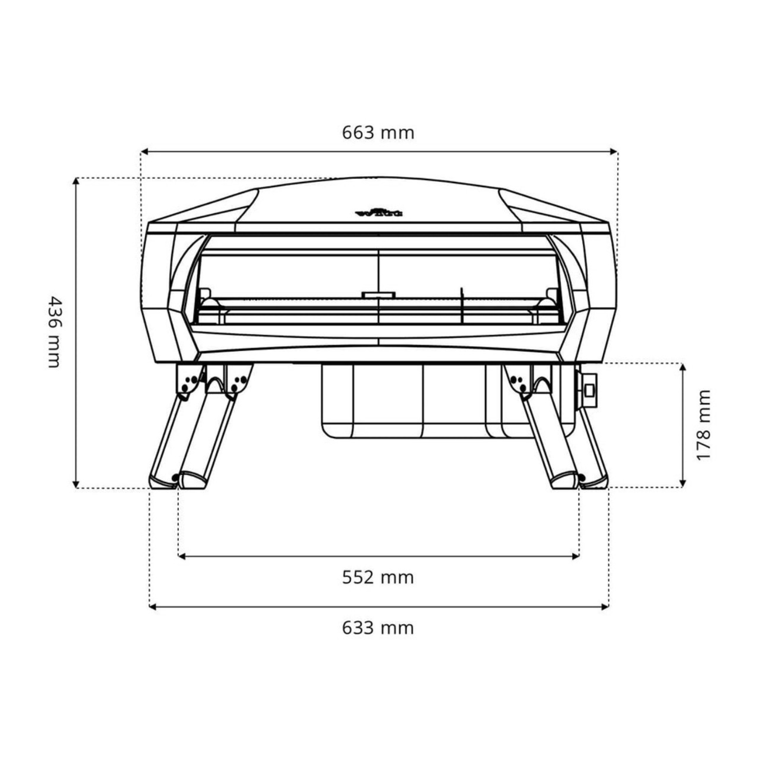 Witt Rotante Outdoor Pizza Oven