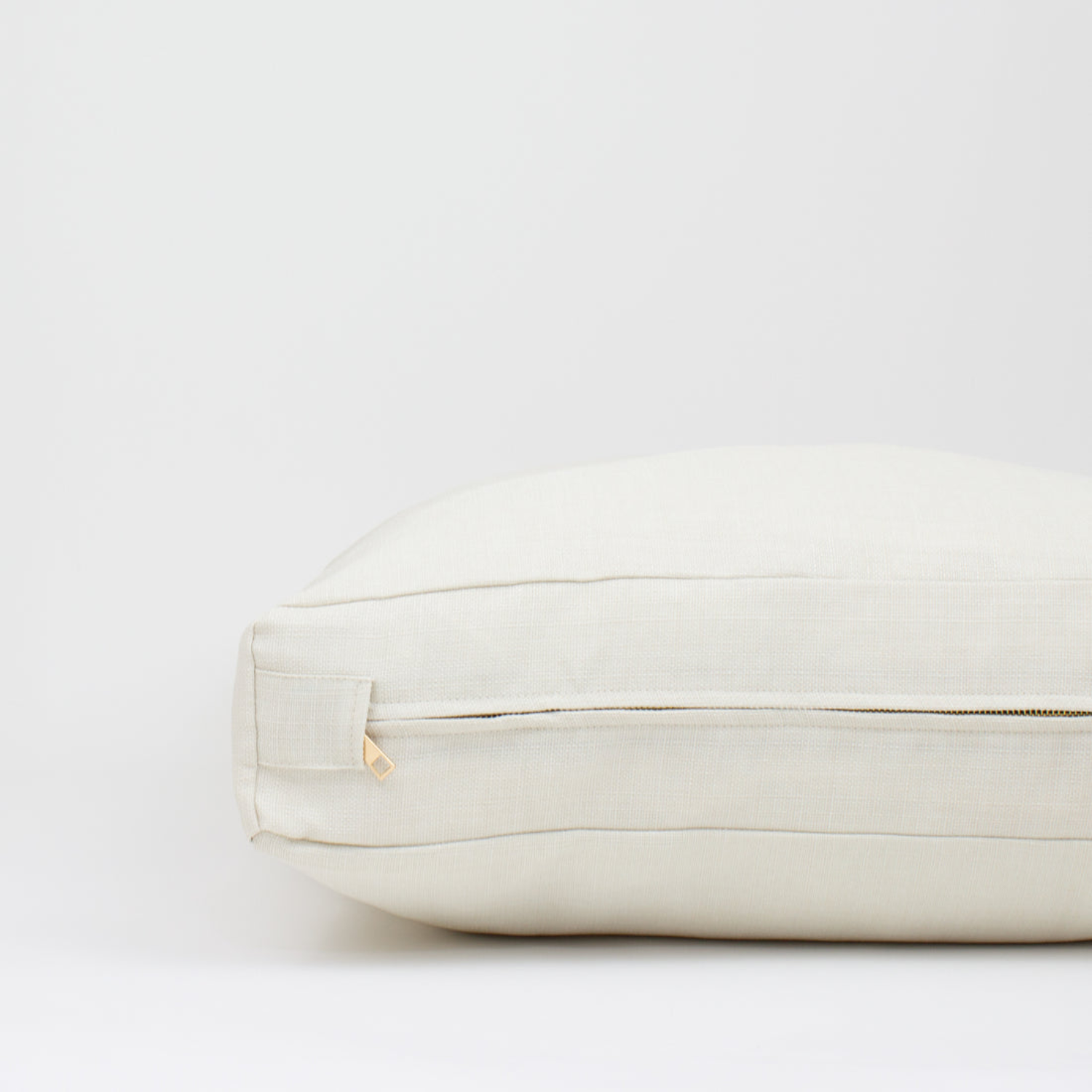 Beige Linen Dog Bed
