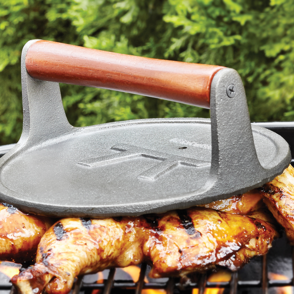 Chef's Cast Iron Grill Press