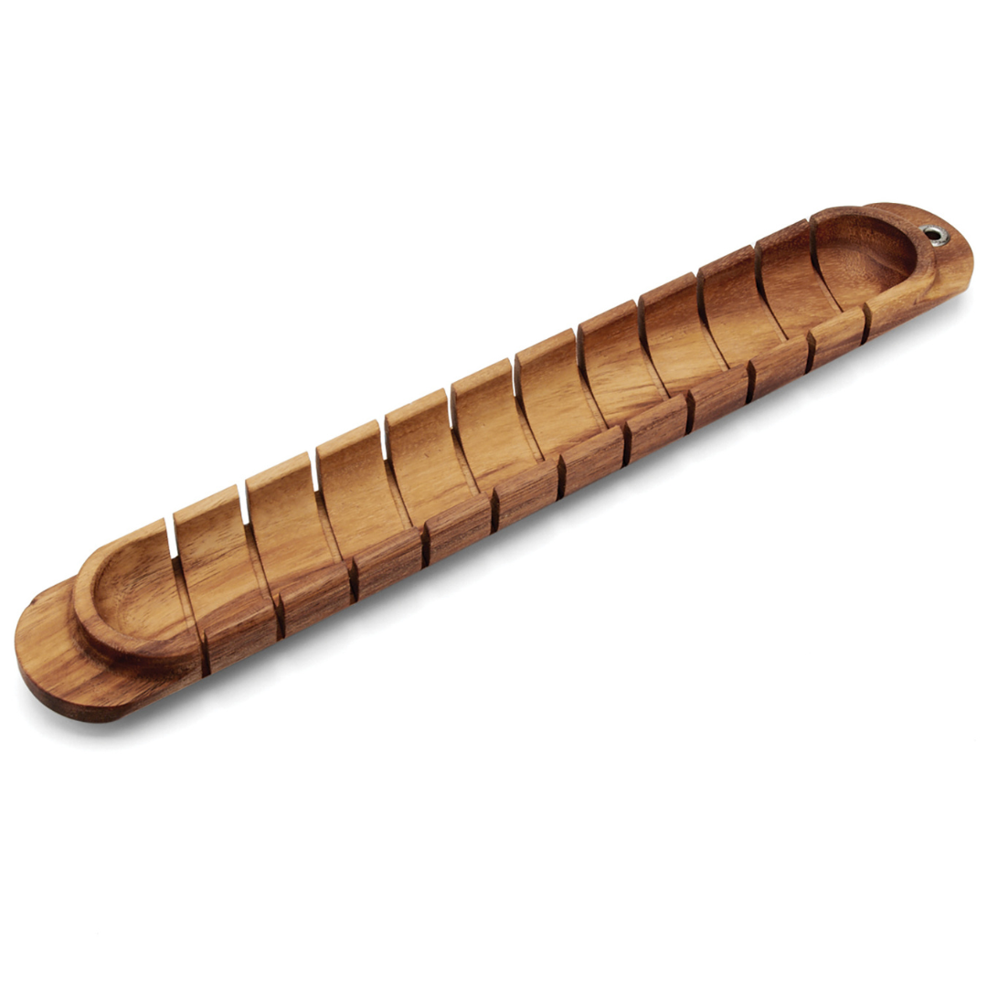 Acacia Wood Baguette Slicer