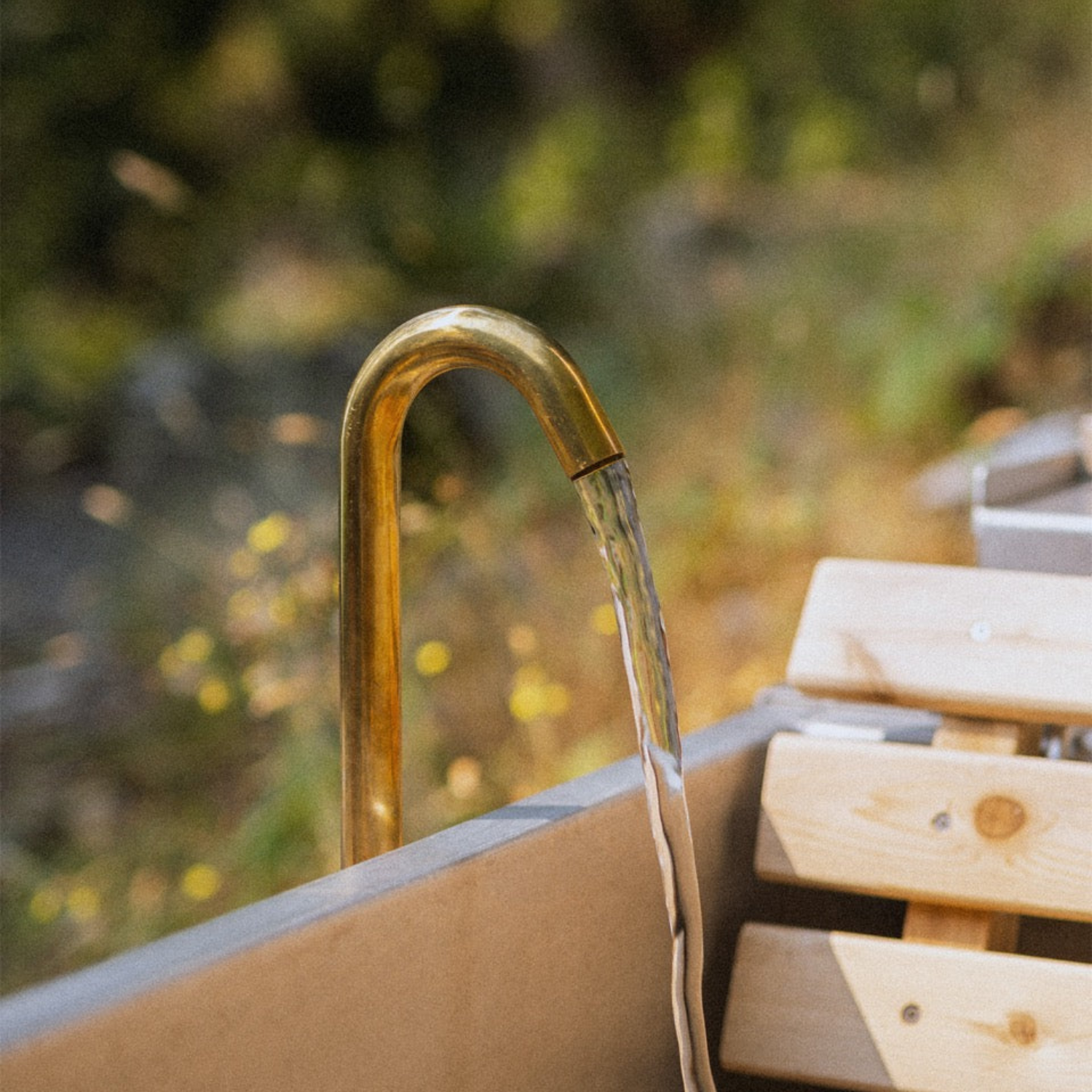 Garden Brass Outdoor Faucet
