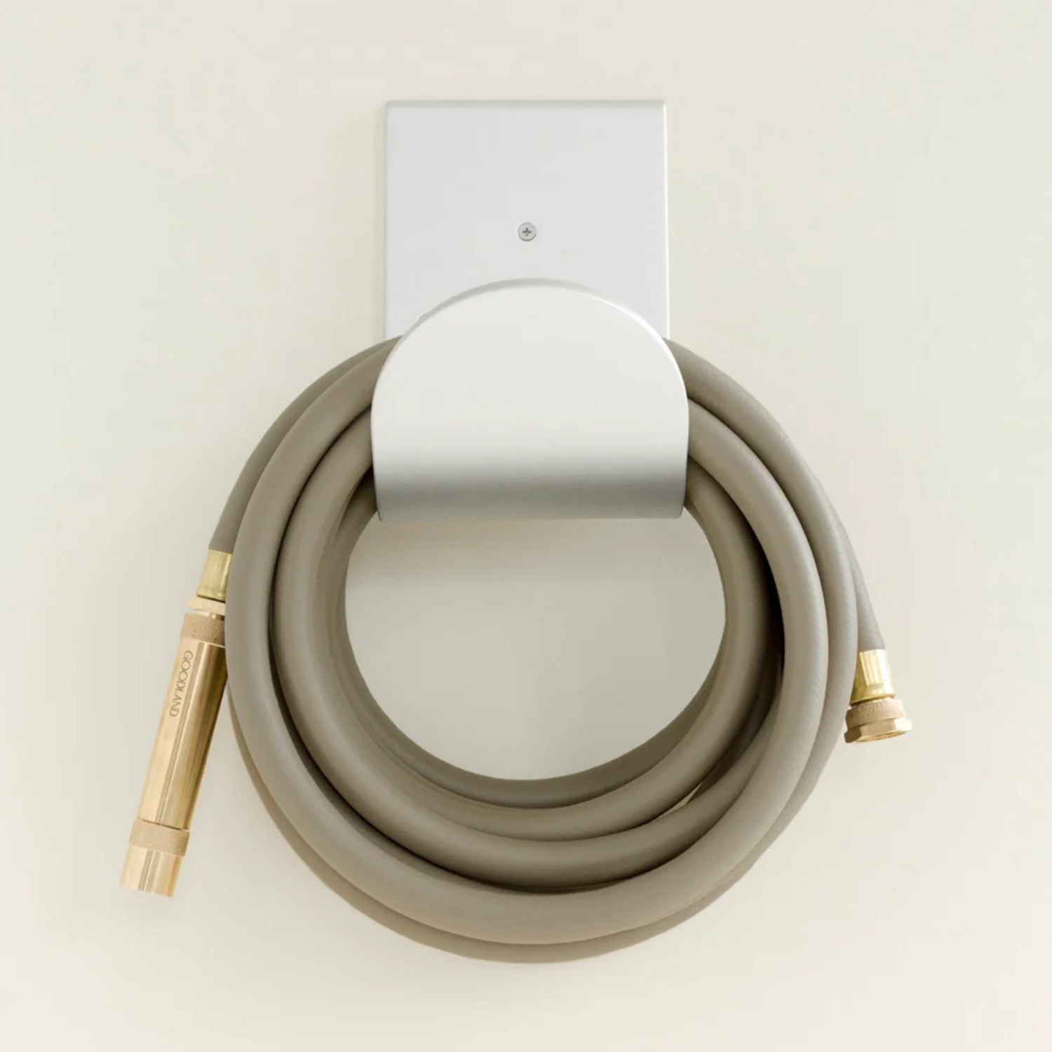 Goodland Wall Mounted Hose Hanger - Silver