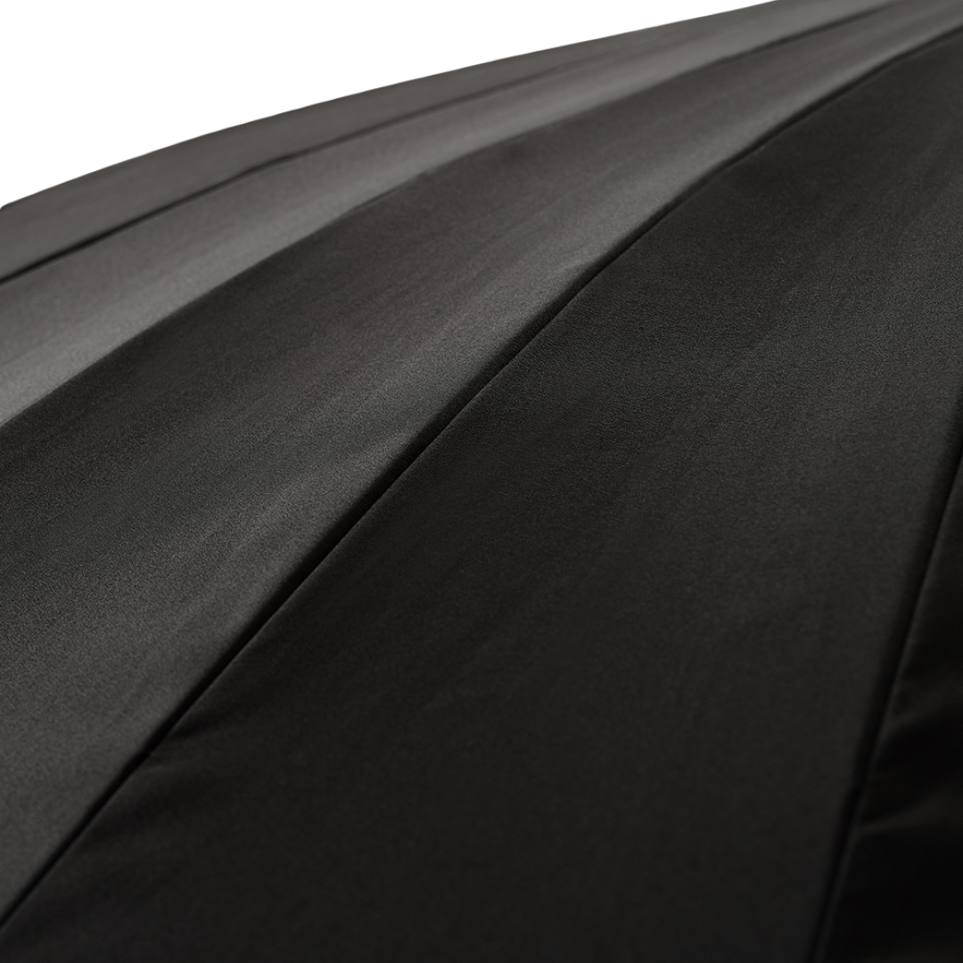 Fringe 8'Round Garden Umbrella - Black