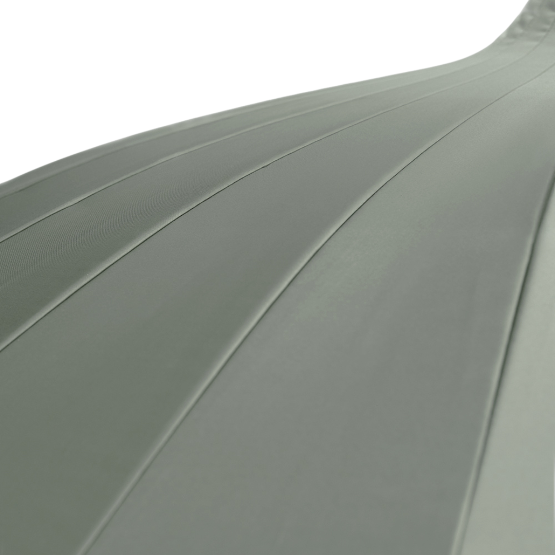 Fringe 8' Round Garden Umbrella - Eucalyptus