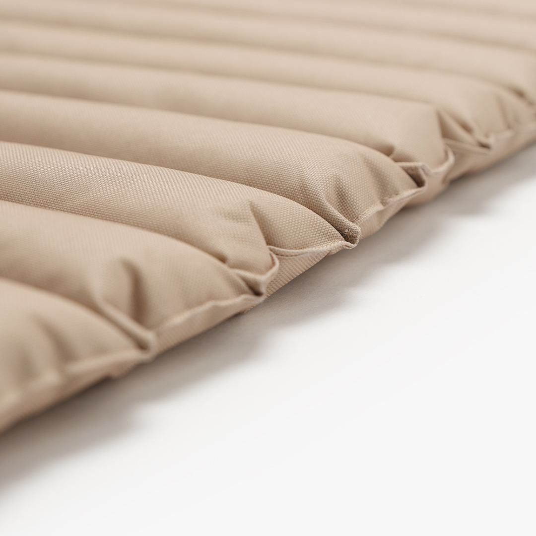 Channeled 47" Outdoor Bench Seat Cushion - Sand Beige