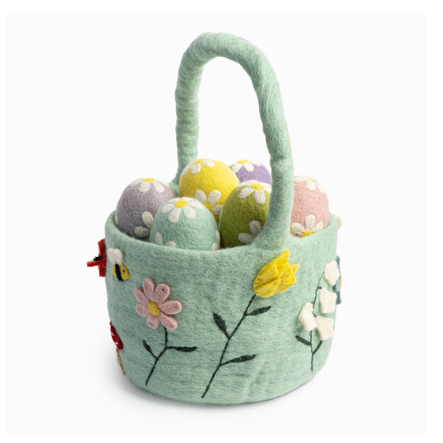 Kids Felt Bloom Easter Basket