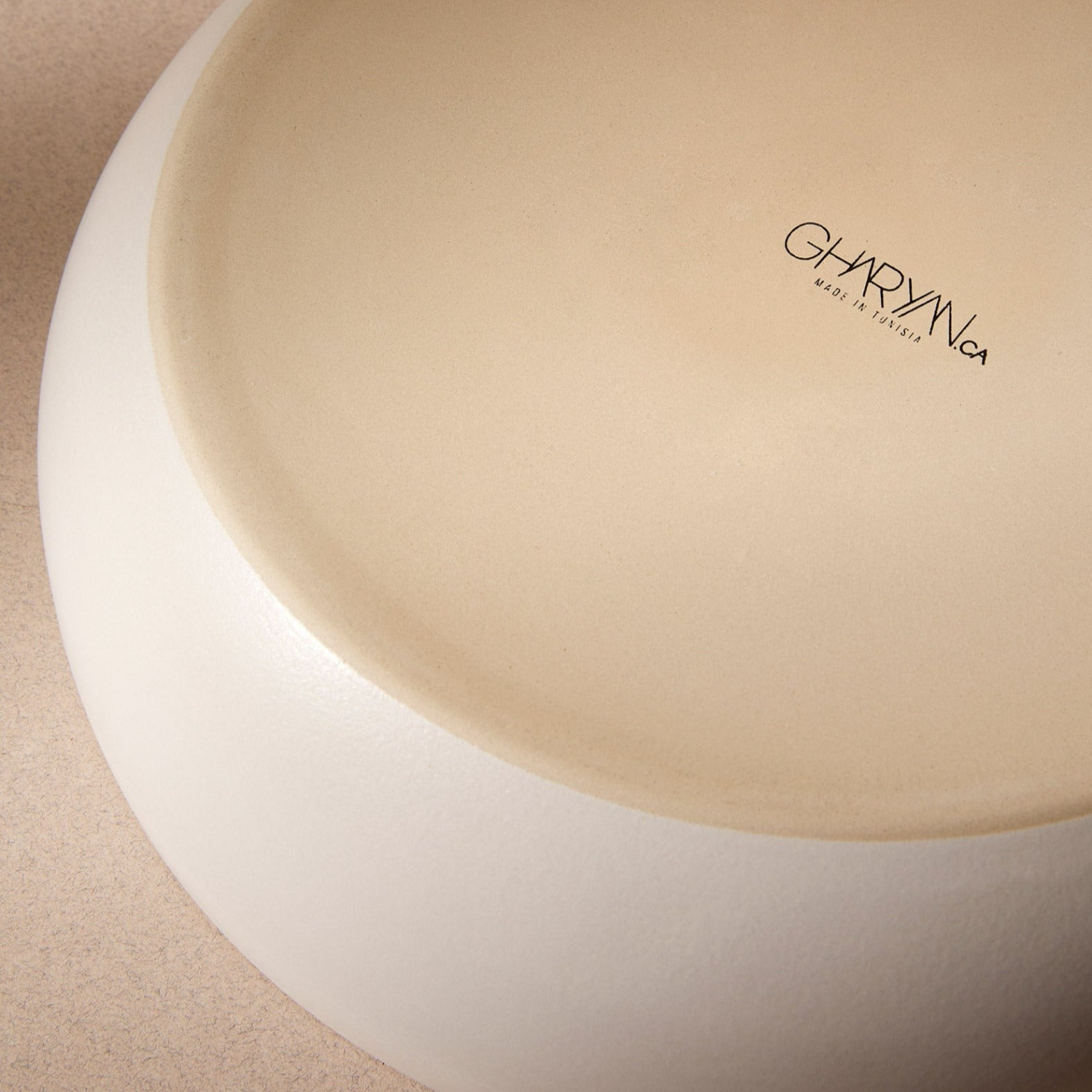 Stoneware 60oz Shallow Serving Bowl - White