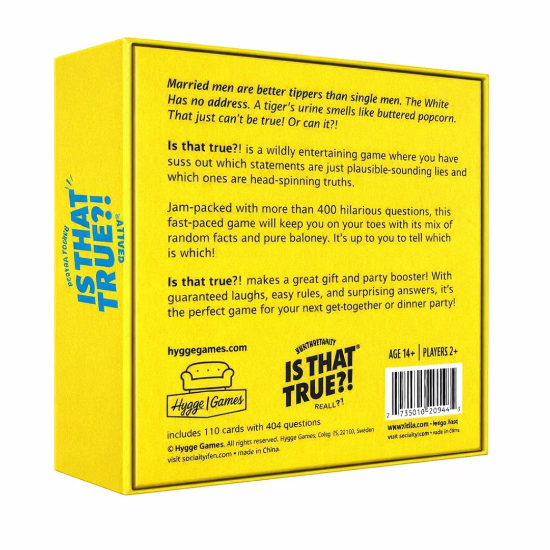 Is That True?! - Card Game