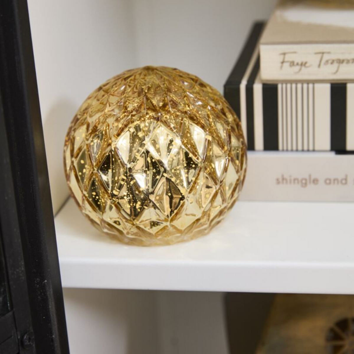 Gold Glimmer LED Globes