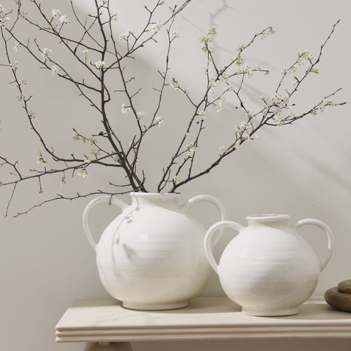 Solis Loop Handle Ceramic Vase