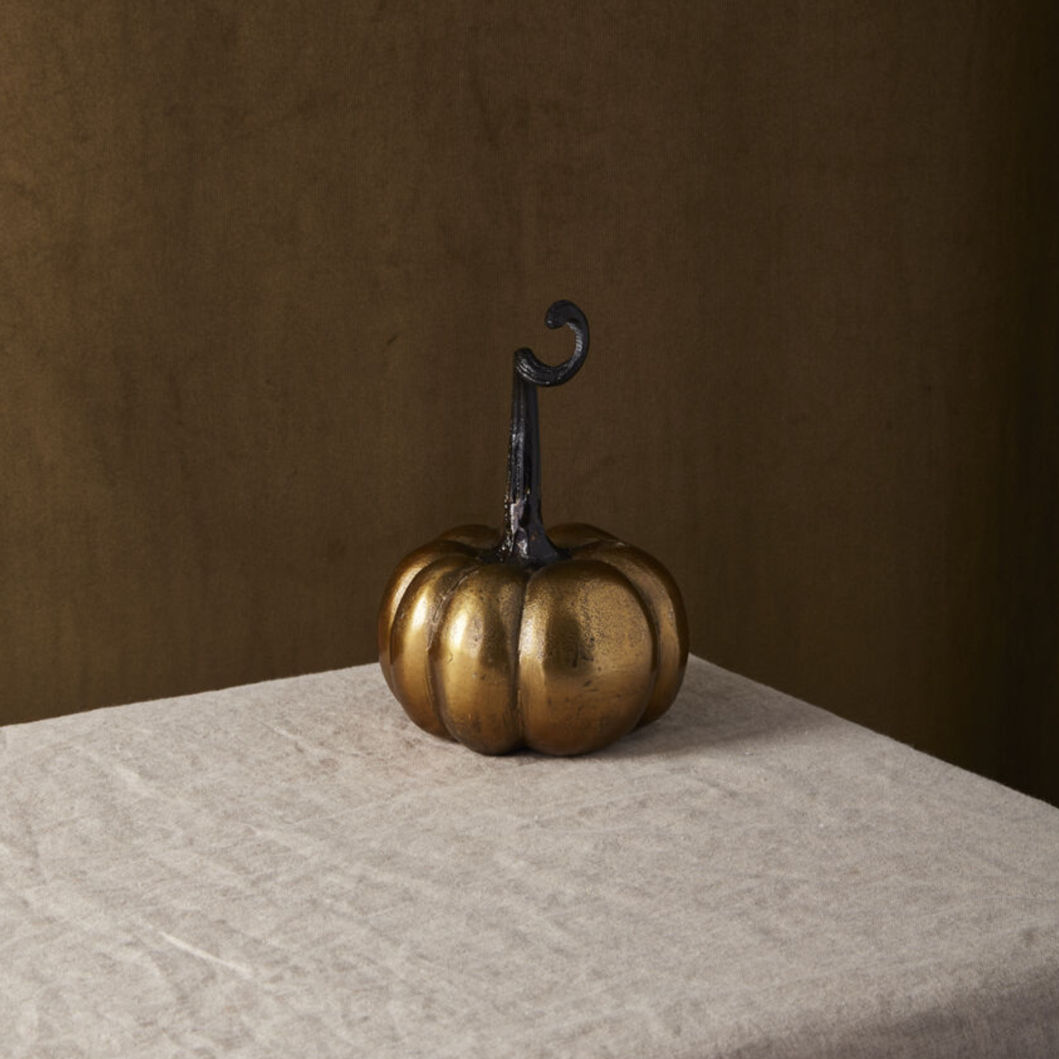 Brushed Gold Pumpkin