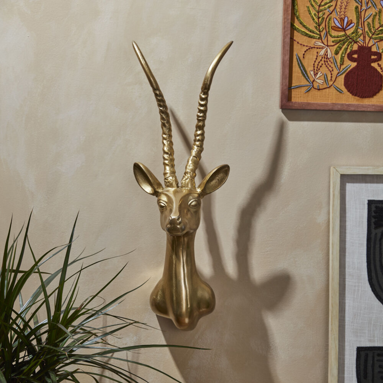 Whimsical Alex Antelope Wall Mount