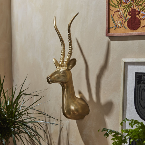 Whimsical Alex Antelope Wall Mount