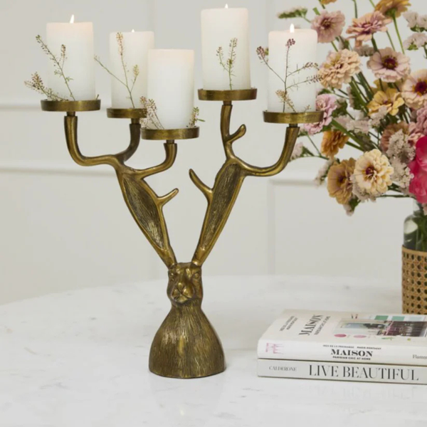 Whimsical Candleholder - Eric/Hare