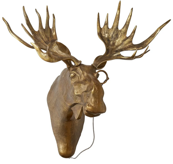 Whimsical Eugene Moose Wall Mount