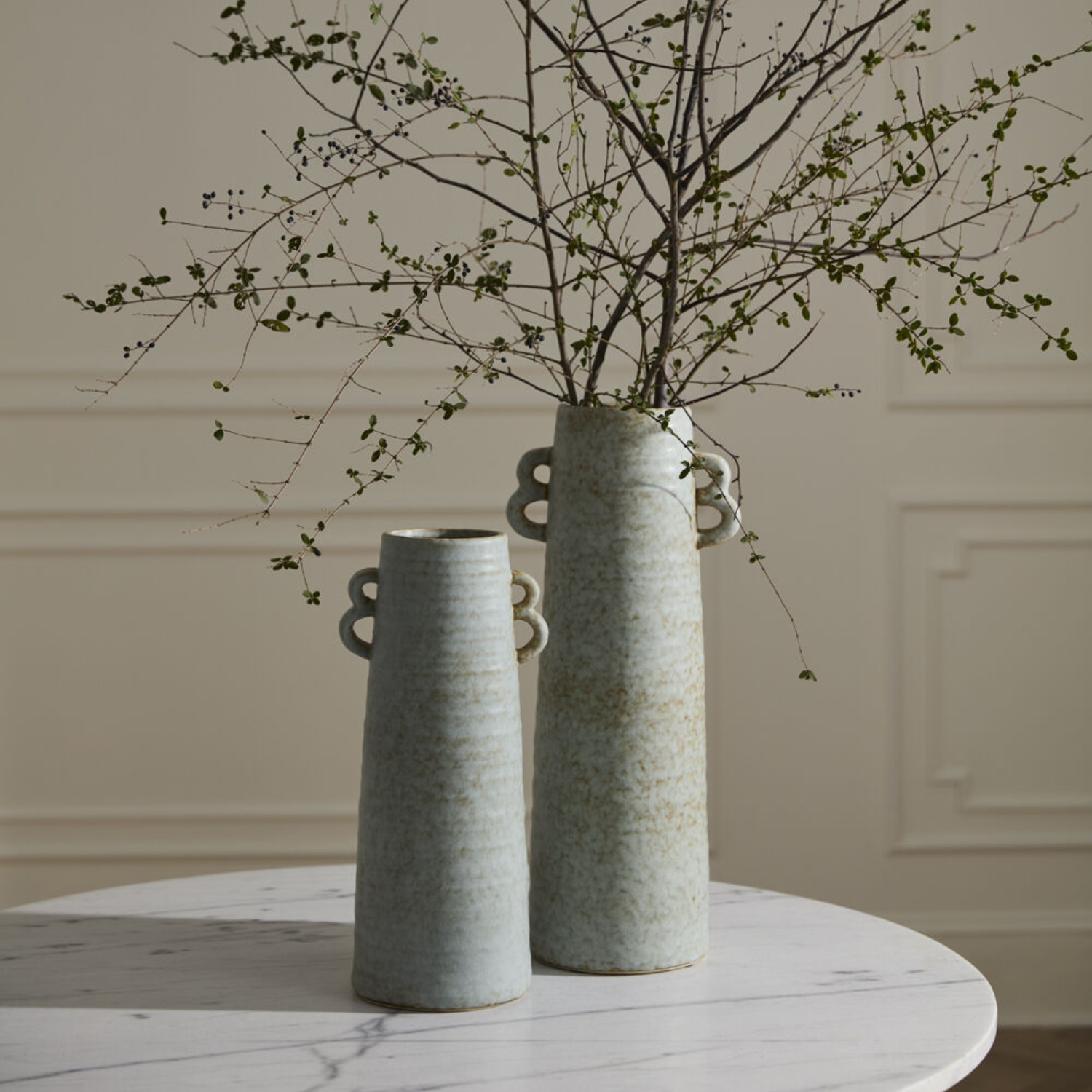 Arden Blue/Brown Glaze Vase