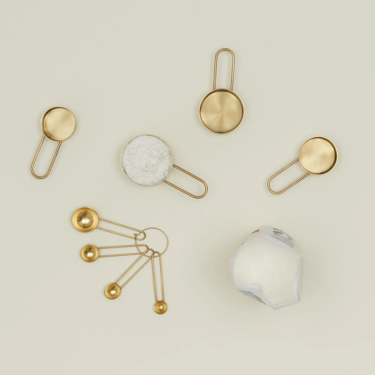 Loop Brass Measuring Spoon (Set of 4)