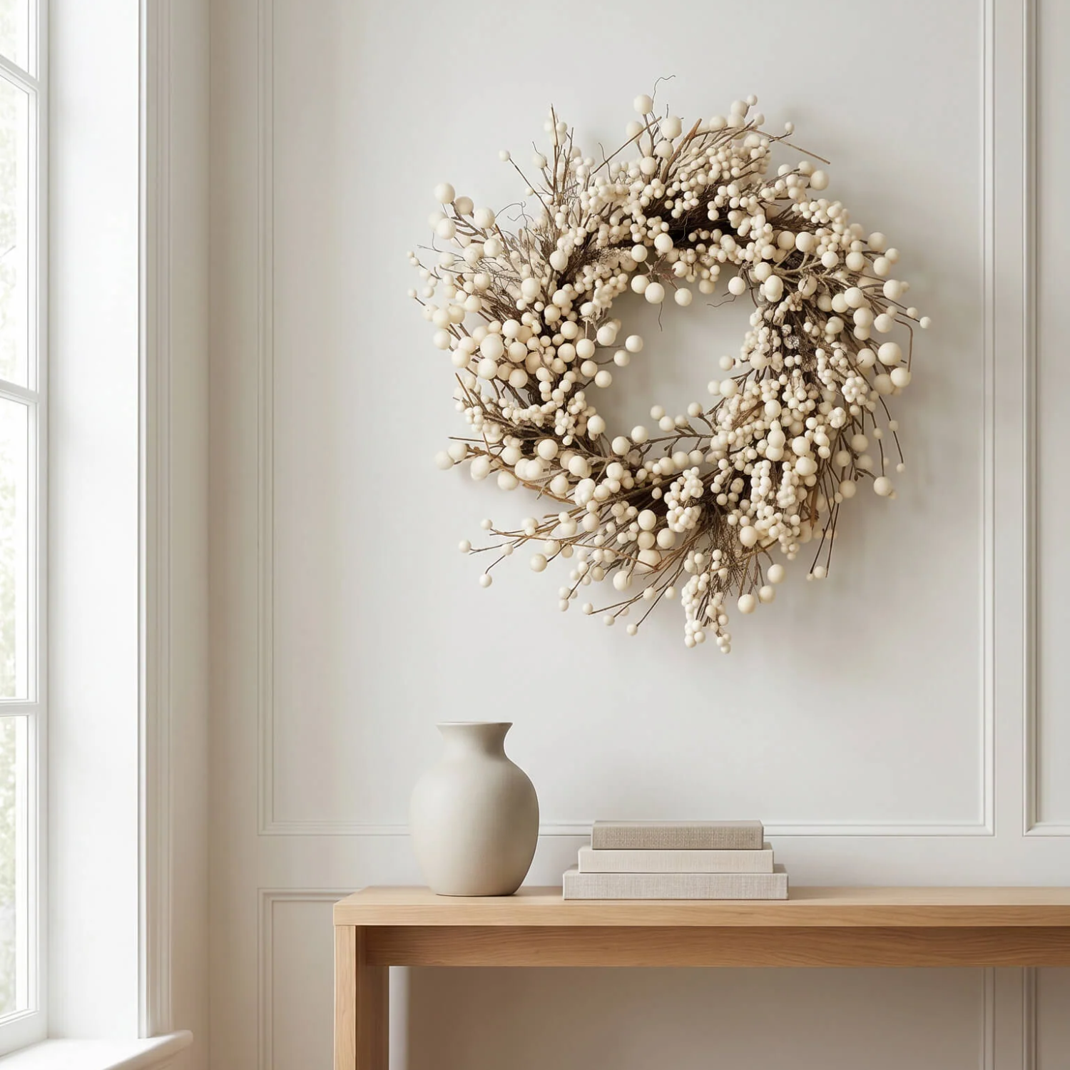 Artificial Winterberry 24" Wreath