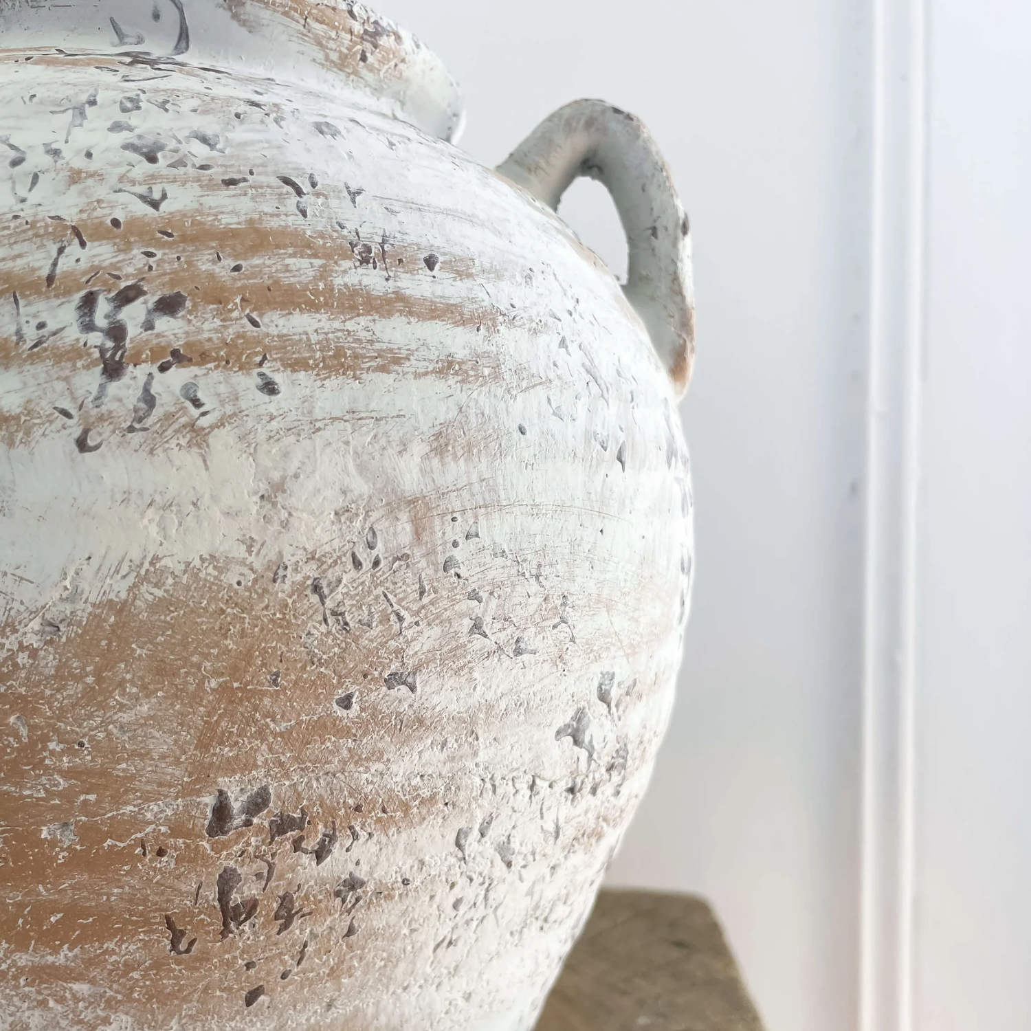 Tuscany Aged Ivory Ceramic Vase