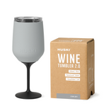 Stainless Steel Stone Grey Wine Tumbler