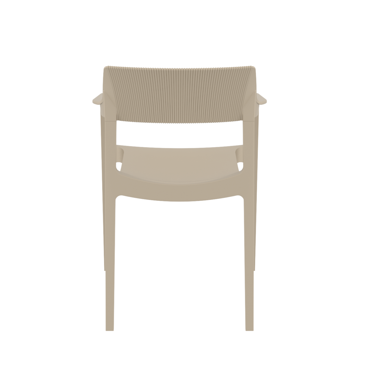 Albany Taupe Arm Chair (Set of 4)