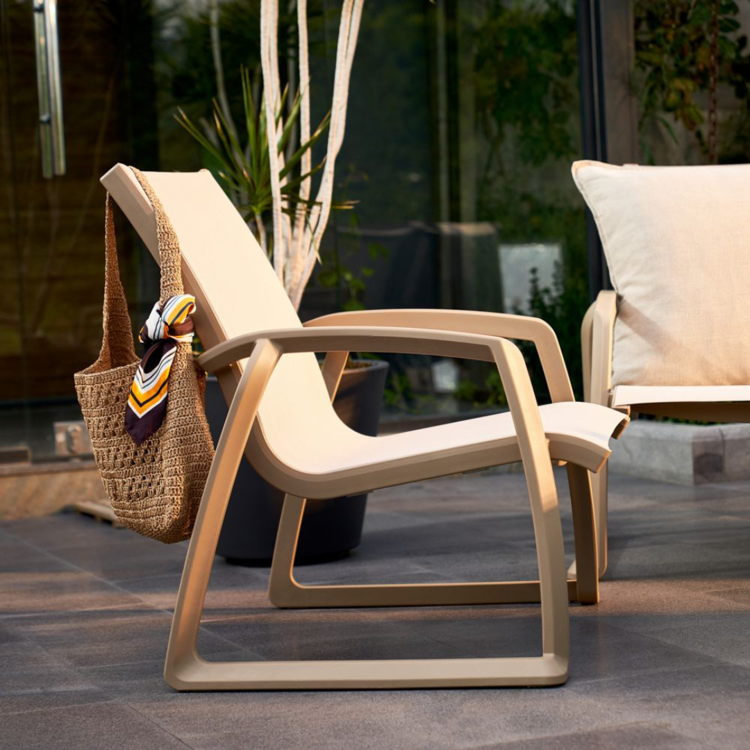 Manhattan Taupe Club Chair