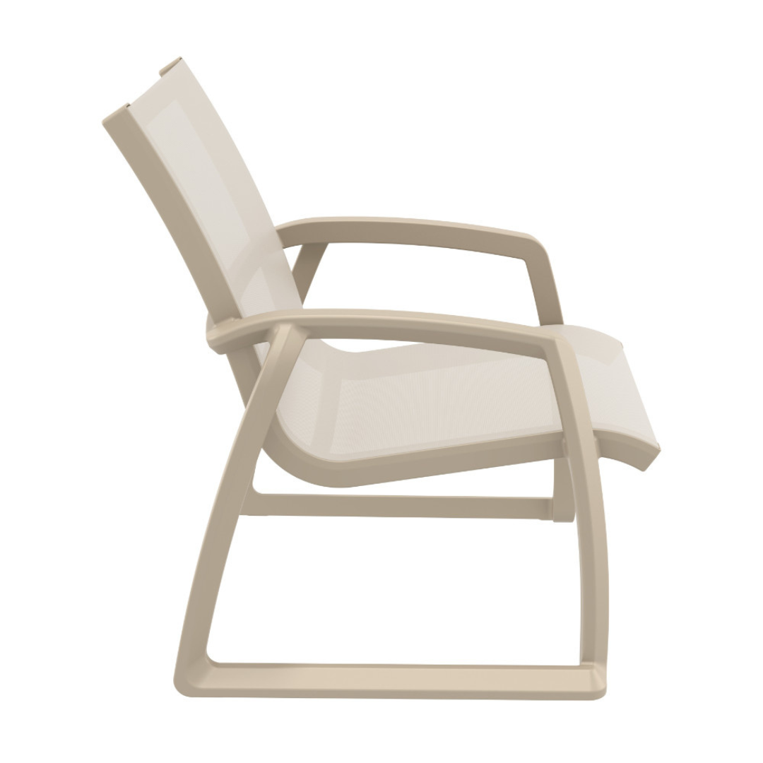 Manhattan Taupe Club Chair