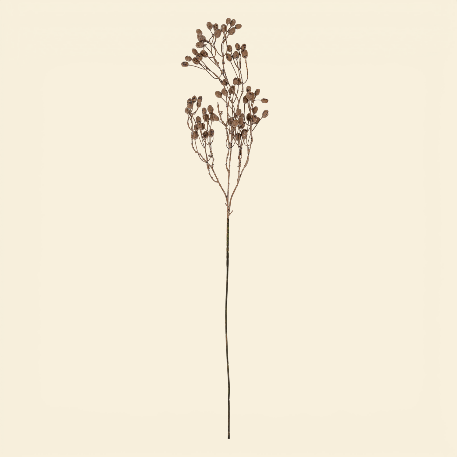 Artificial Brown Berry Branch