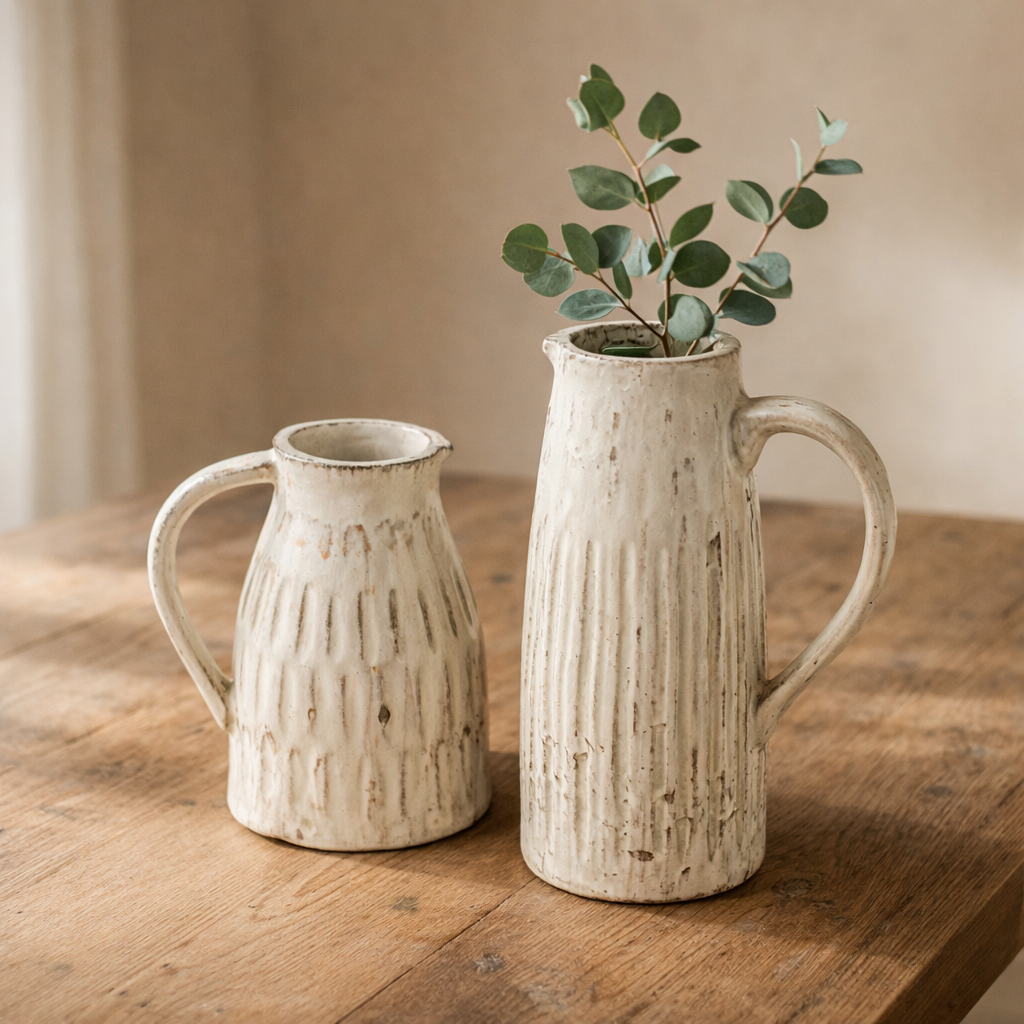 Distressed Ridges Vase