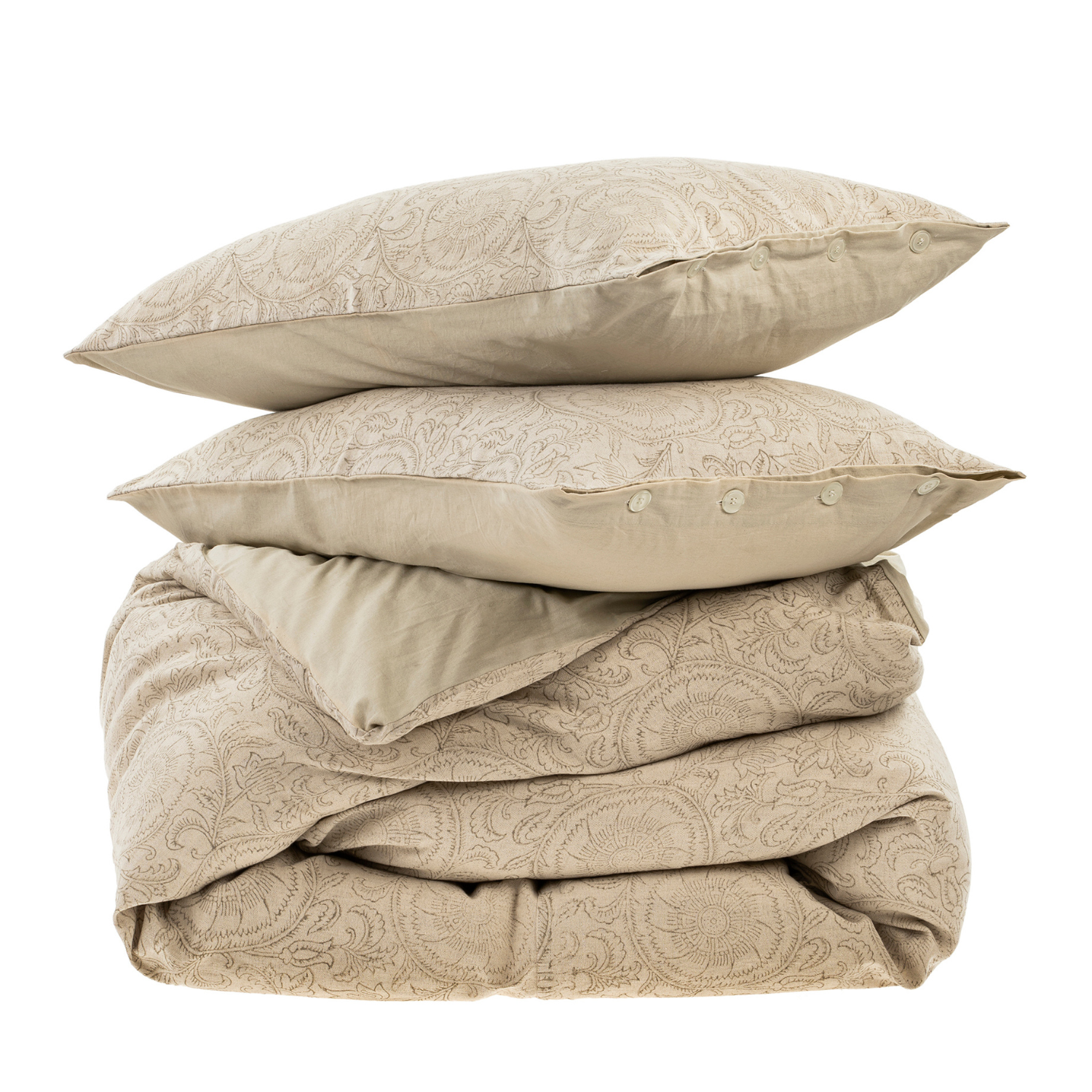 Wild Blossom Duvet Set - Natural