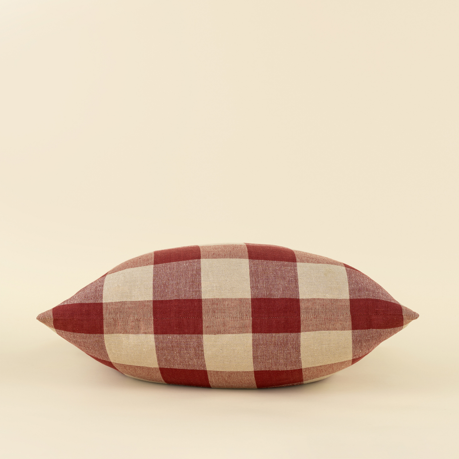 Red Gingham Toss Pillow