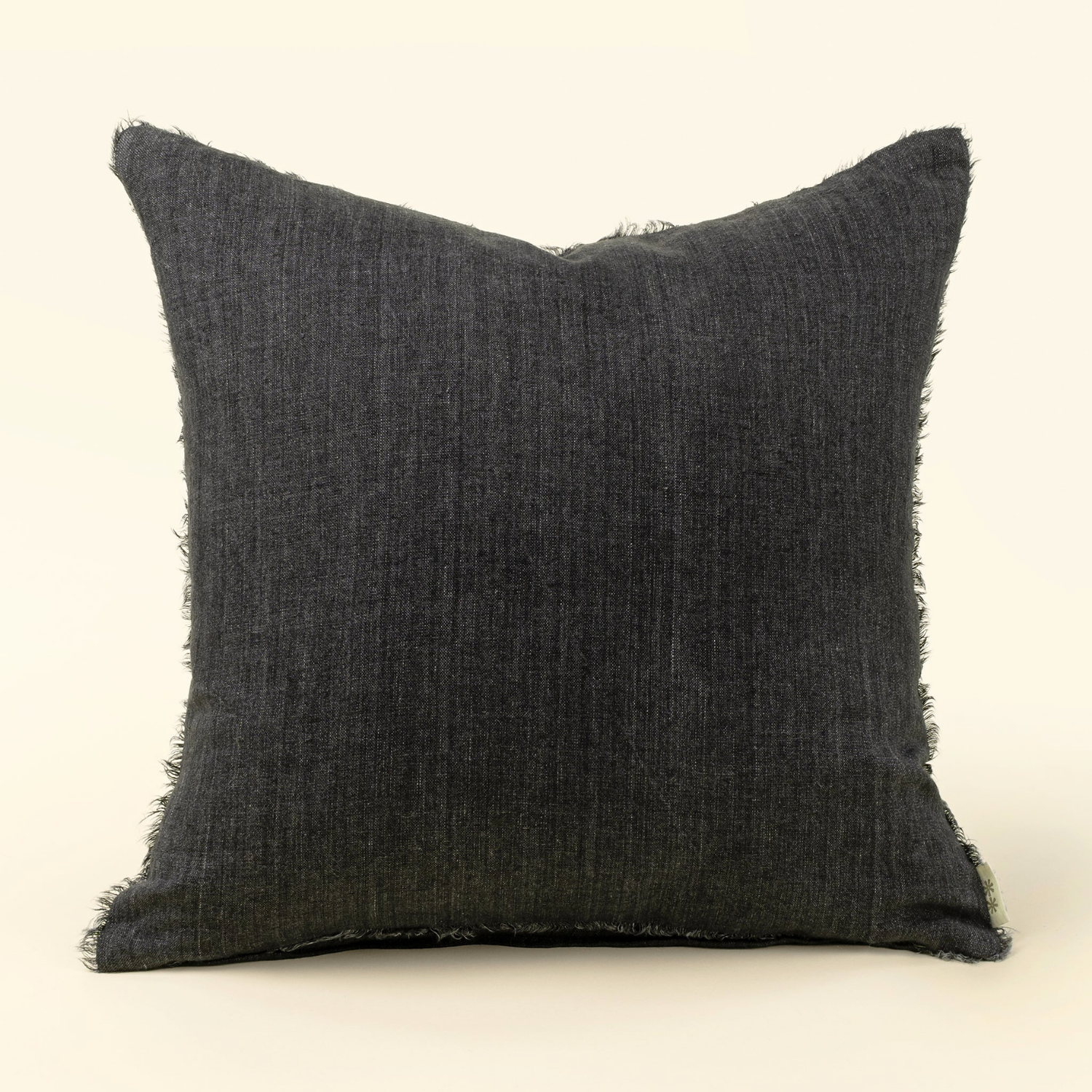 Cambri Charcoal Linen Pillow
