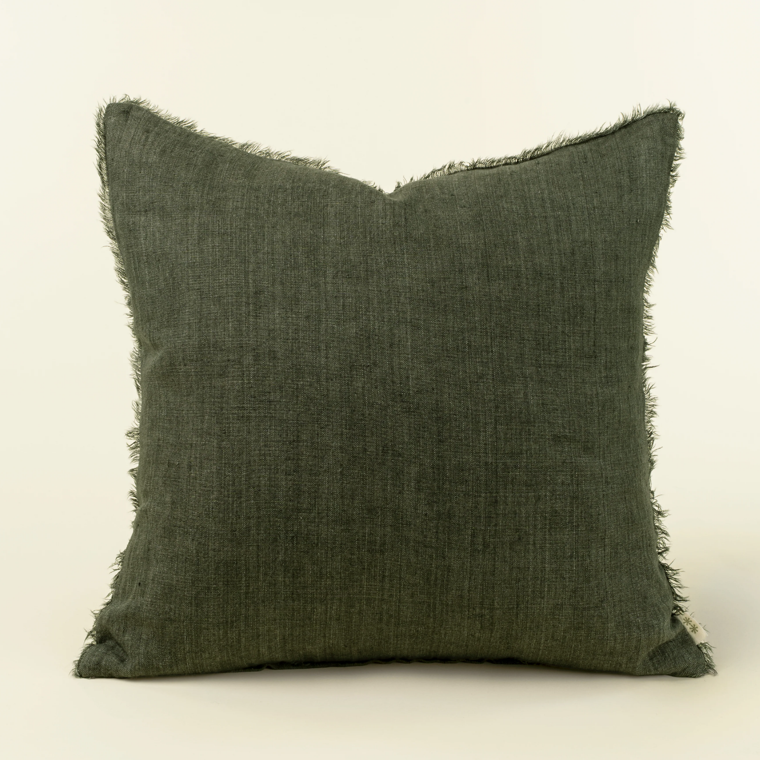 Cambri Avocado Linen Pillow