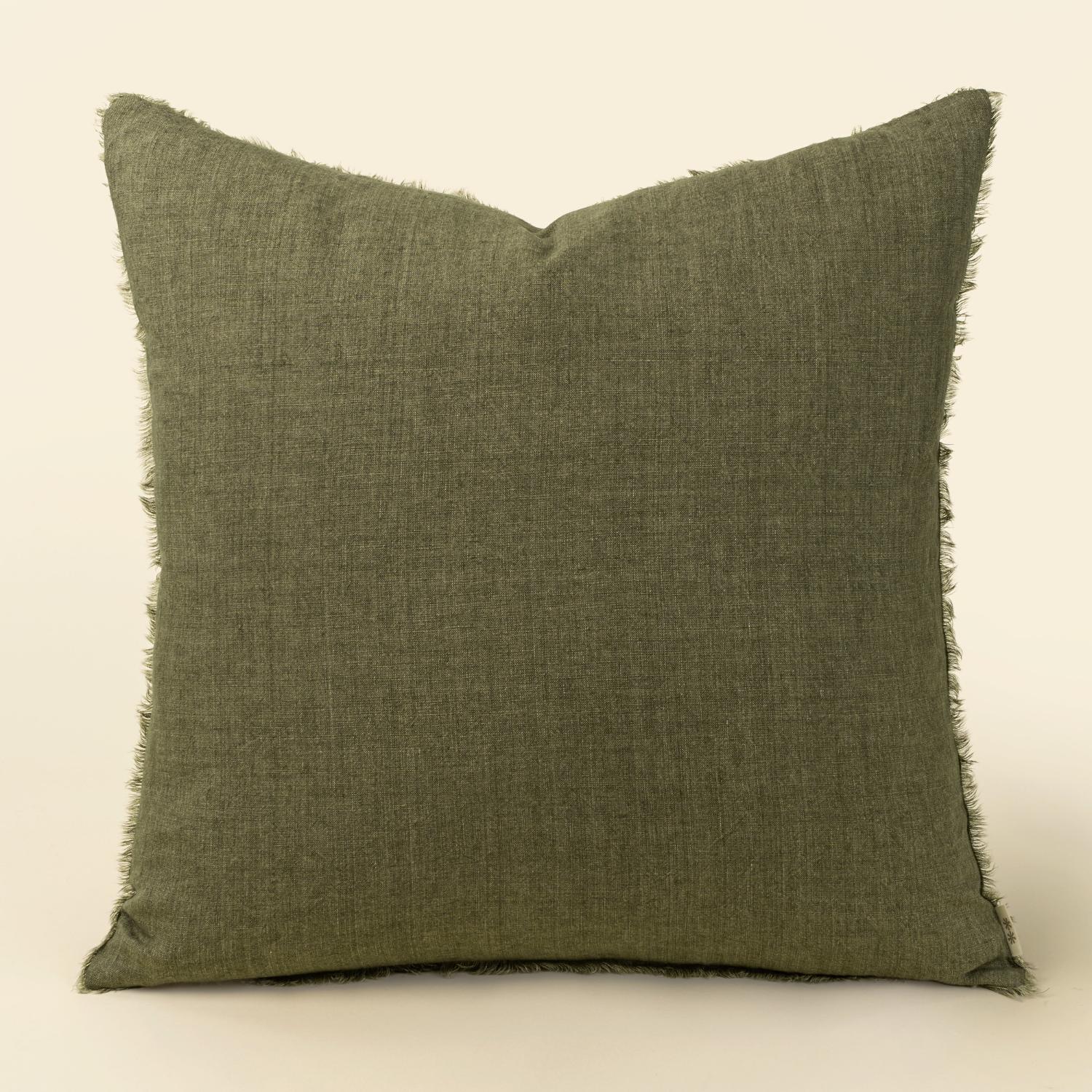 Cambri Kelp Linen Pillow