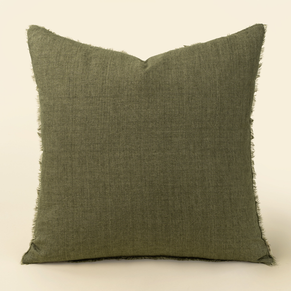 Cambri Kelp Linen Pillow