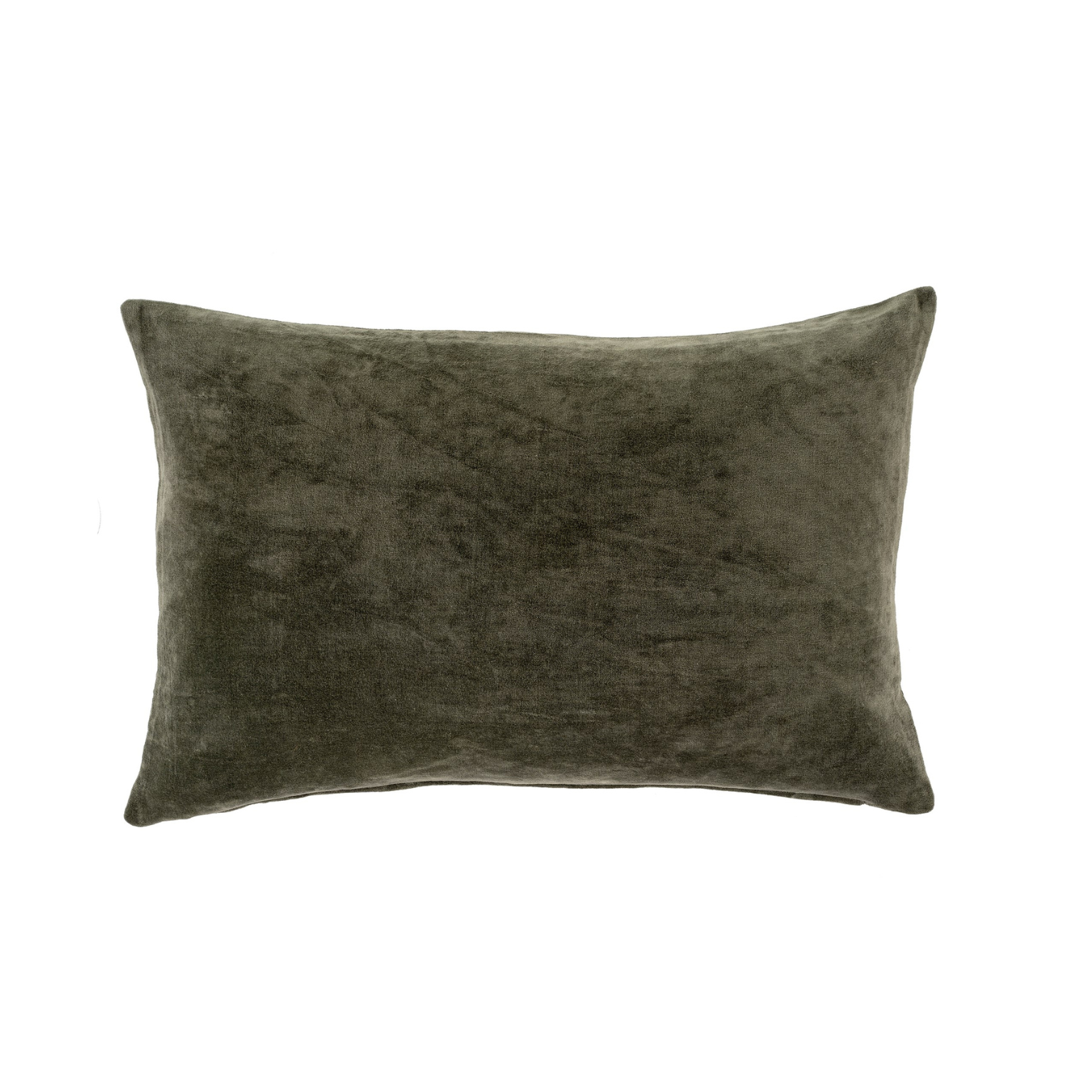 Velvet Cypress Kidney Toss Pillow