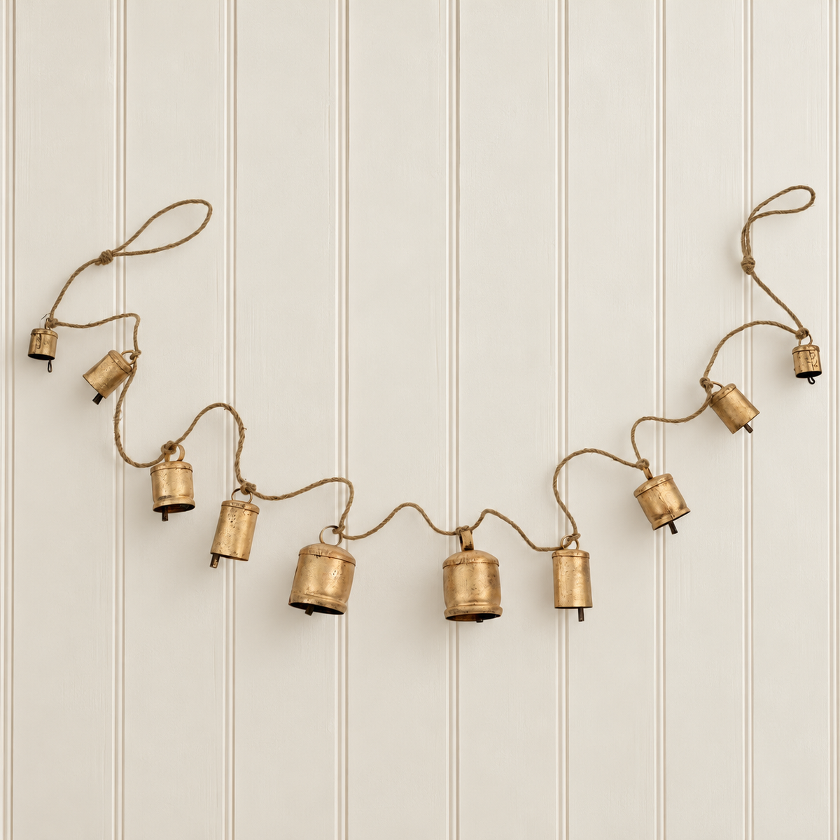 Jute Rope Bell Garland